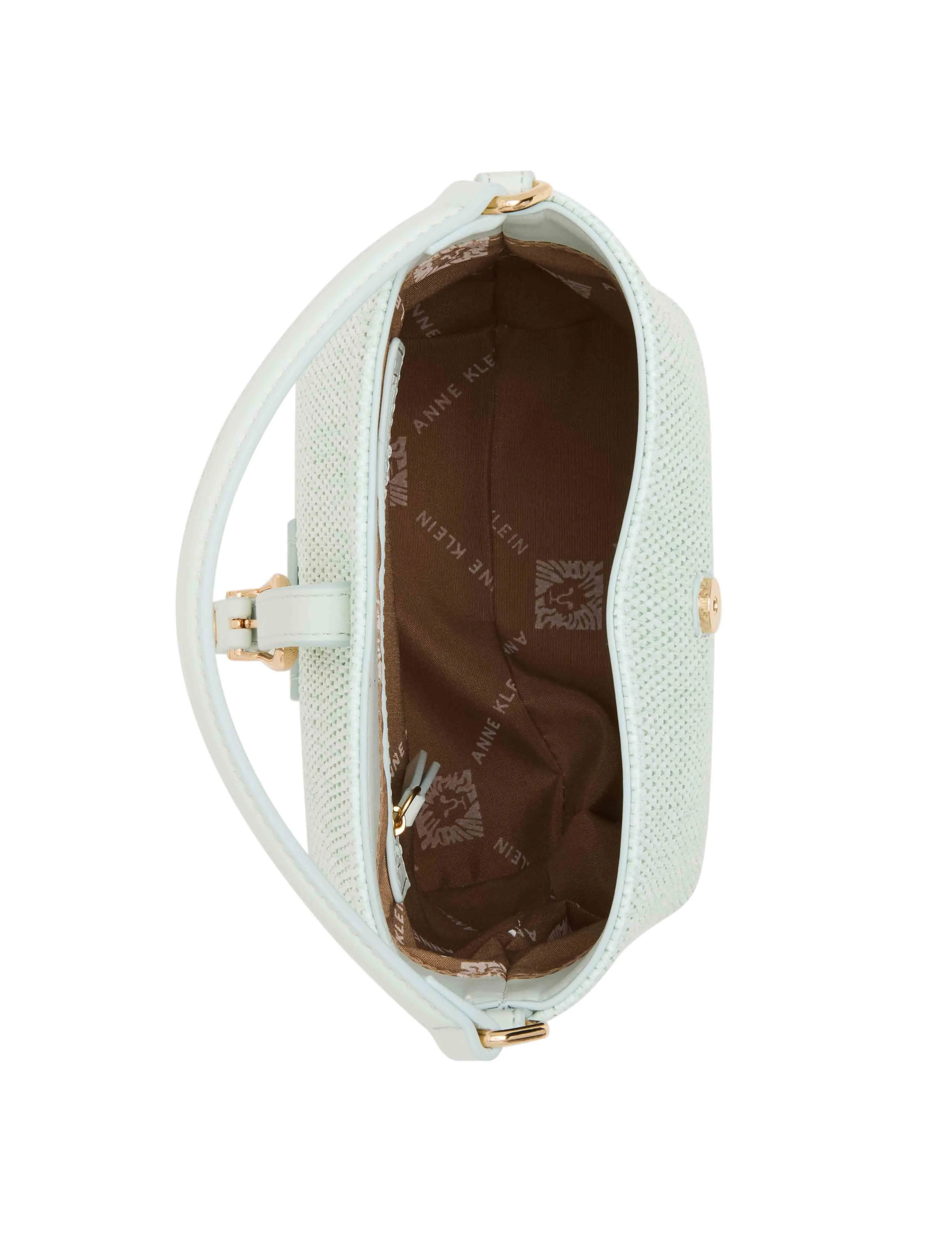Small Straw Bucket with Detachable Strap