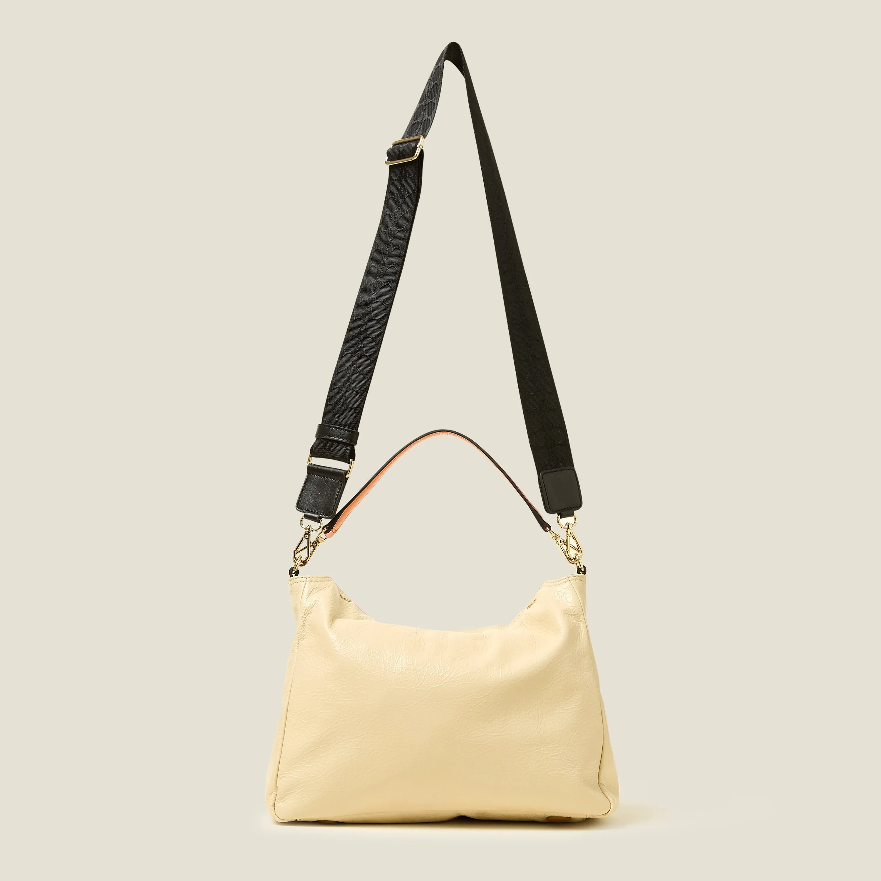 Softie Shoulder Bag - OK Applique Cream