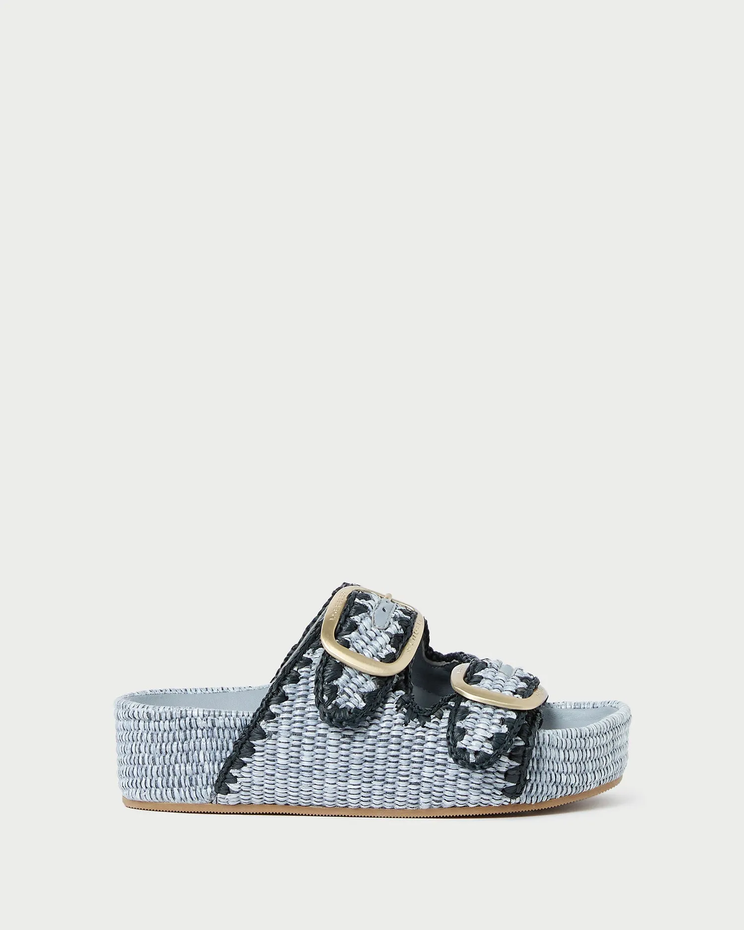 Theo Blue Two-Band Sandal