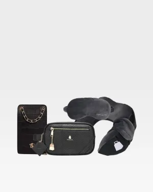 Travel Essential Kit in Black