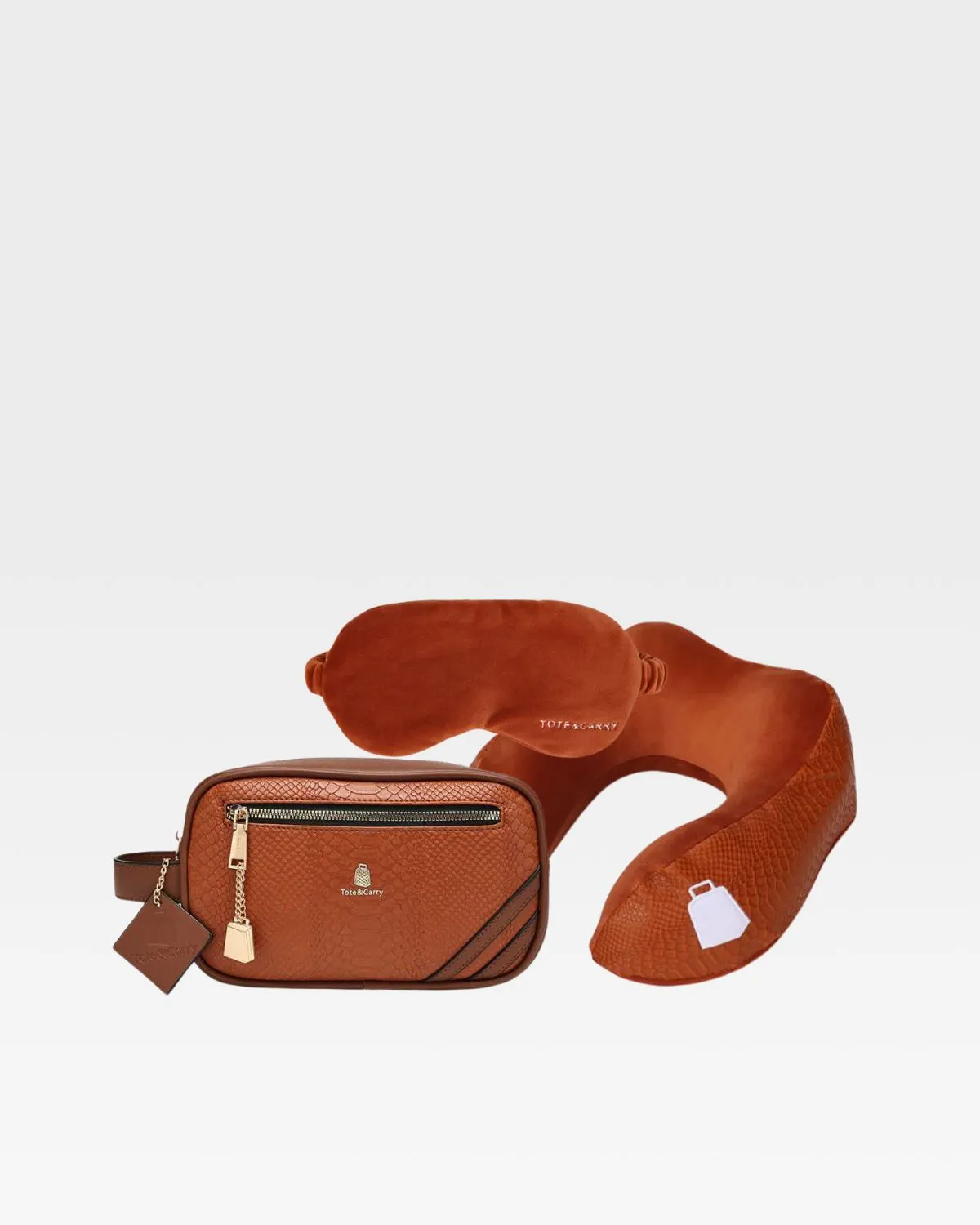 Travel Essential Kit in Caramel