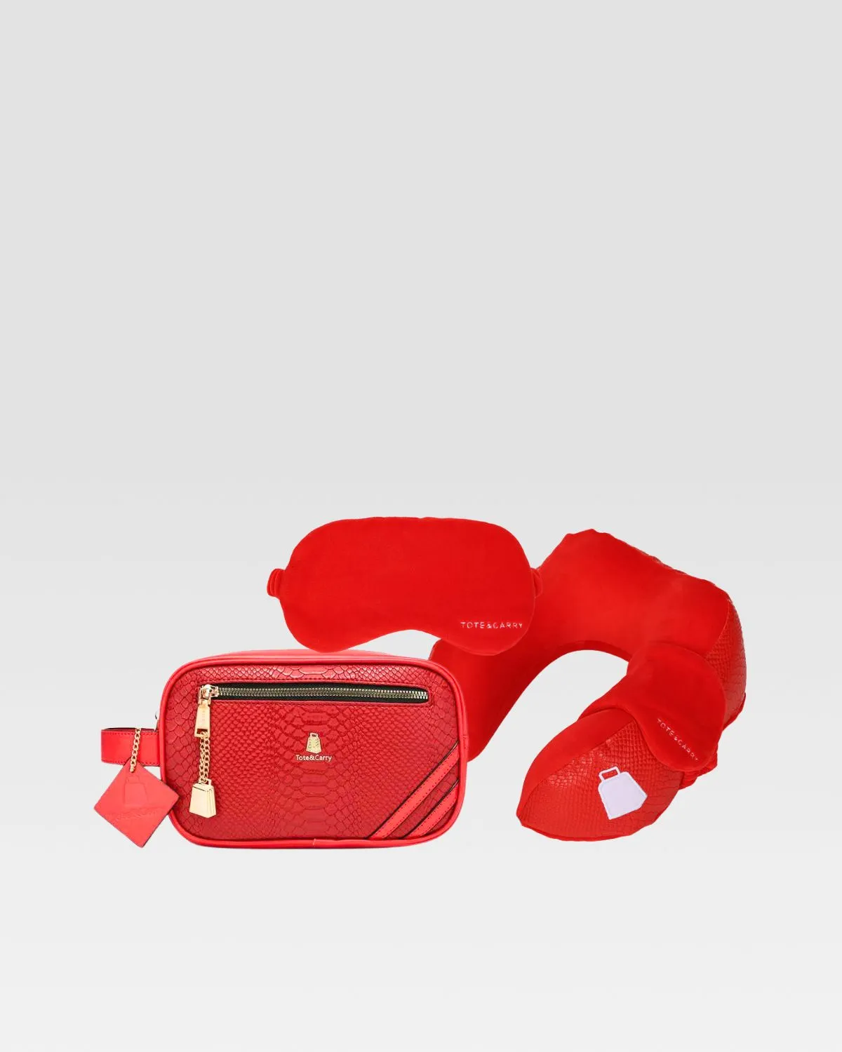 Travel Essential Kit in Red
