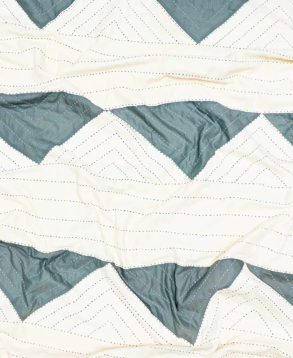 Triangle Quilt Throw