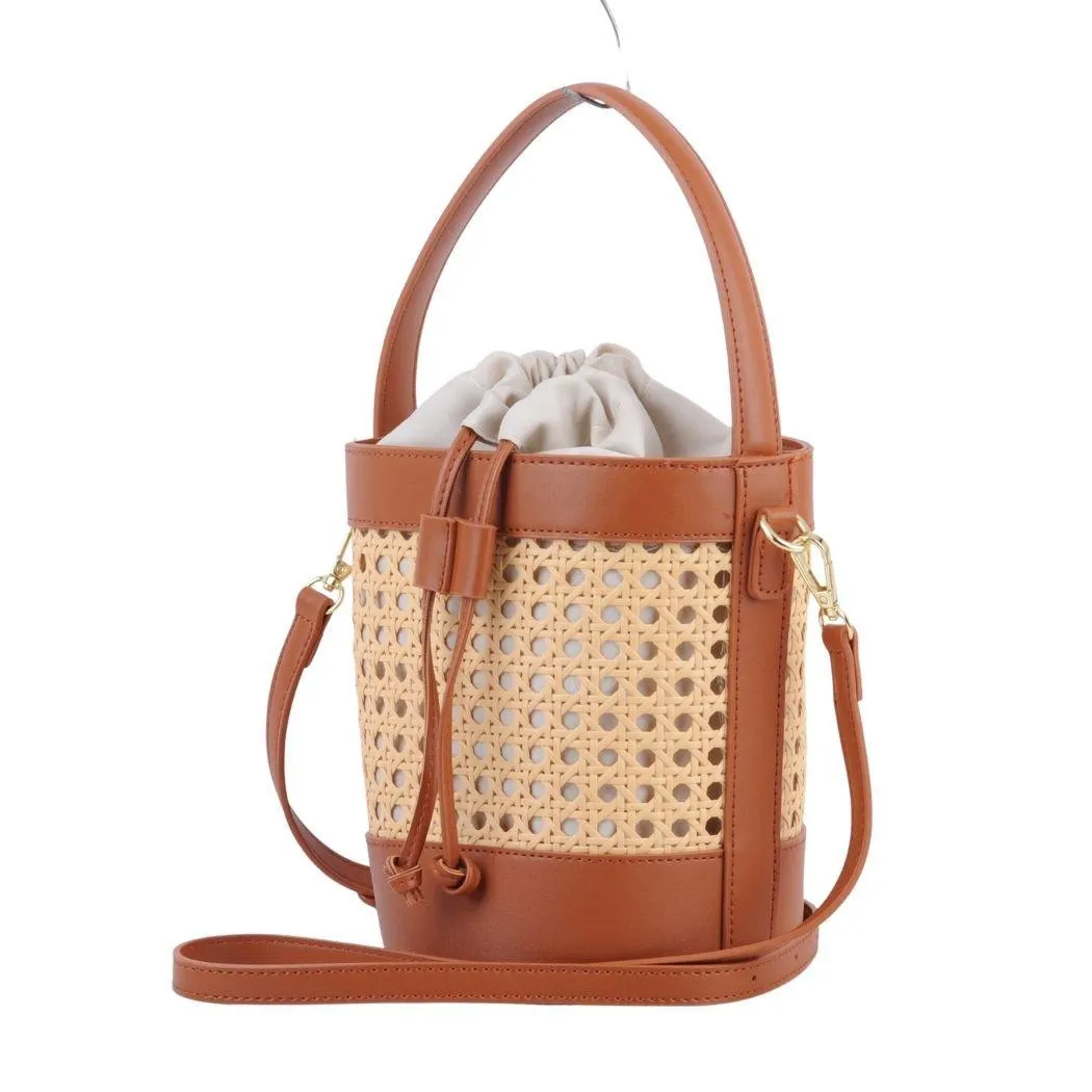 Vegan Trim Basket Crossbody