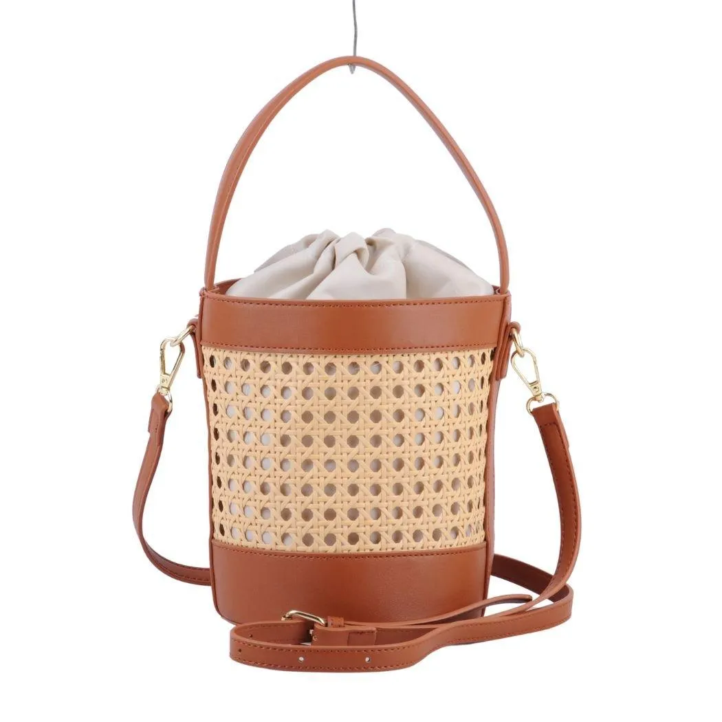 Vegan Trim Basket Crossbody