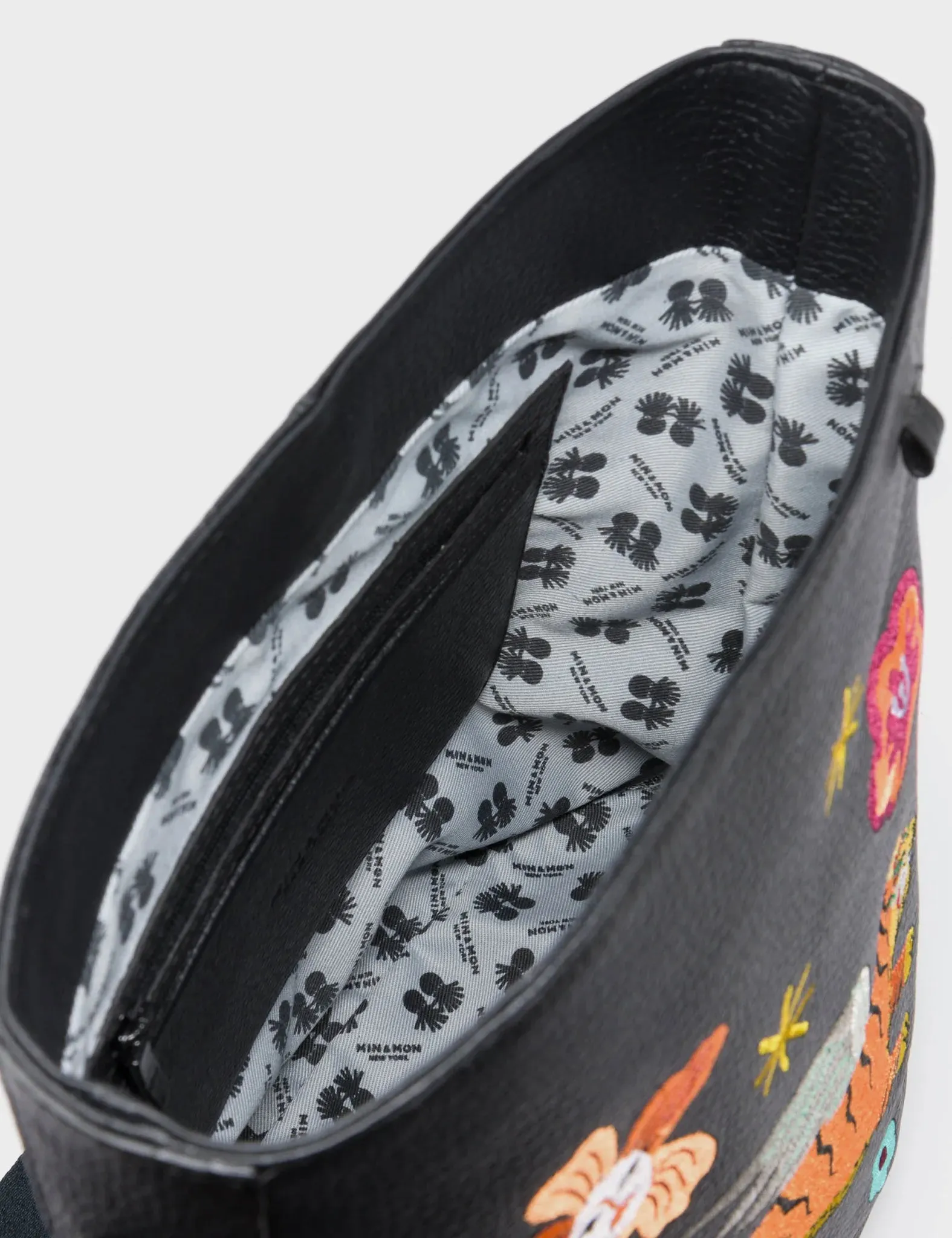 Vincent Black Leather Shoulder Bag - Creatures of the Future Design