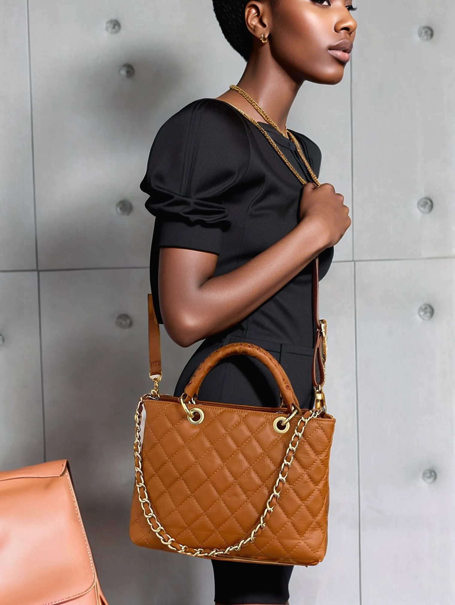Vivienne Tote Bag (Tan)