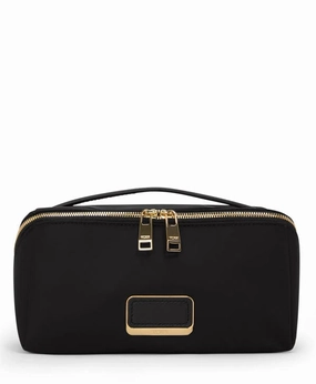 VOYAGEUR Dallas Cosmetic Bag - Black/Gold