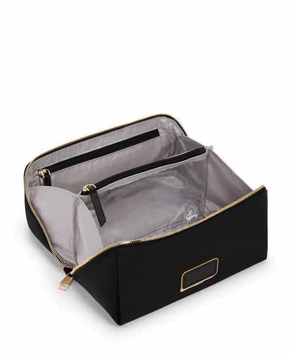 VOYAGEUR Dallas Cosmetic Bag - Black/Gold