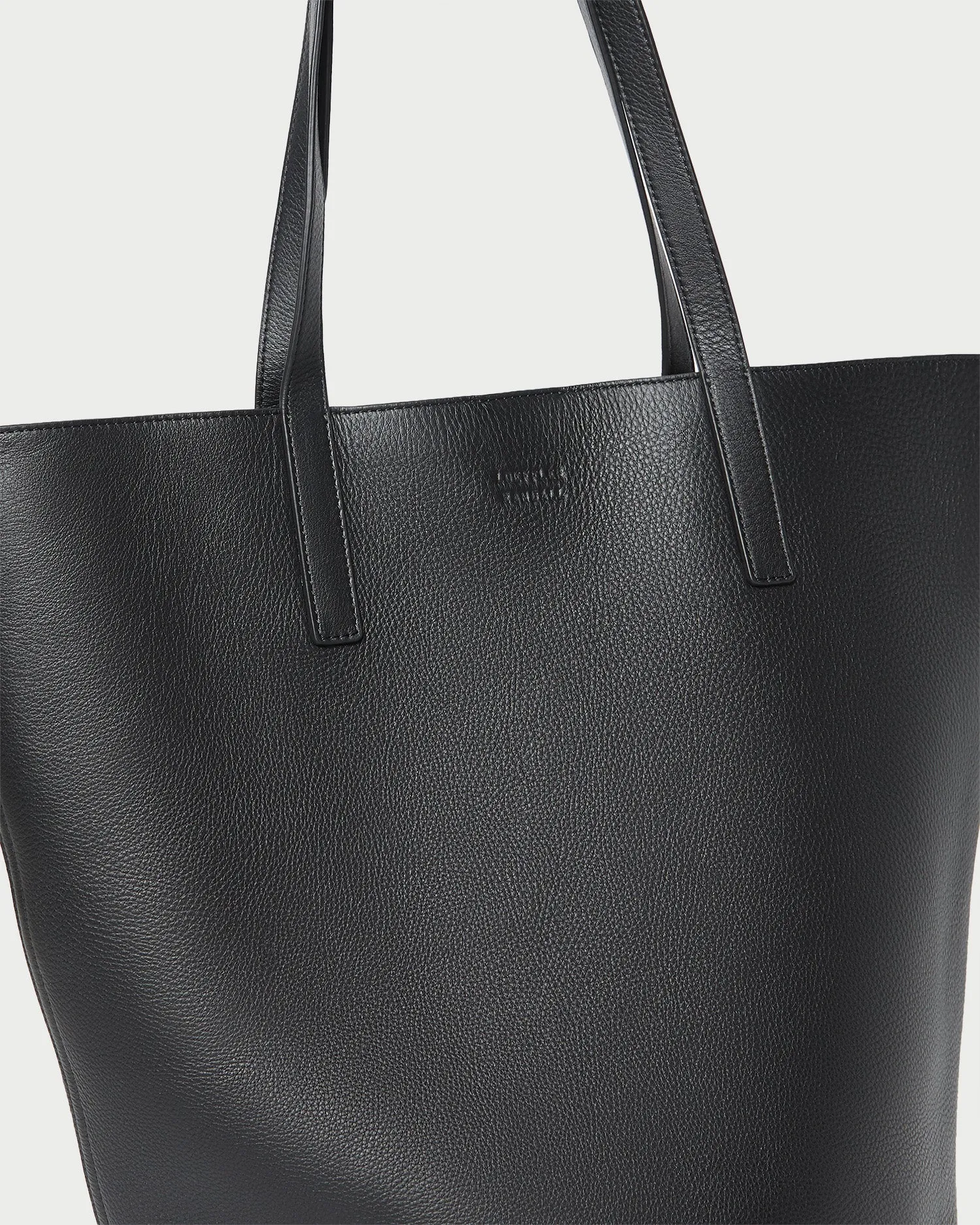 Walker Black Pebbled Leather Tote