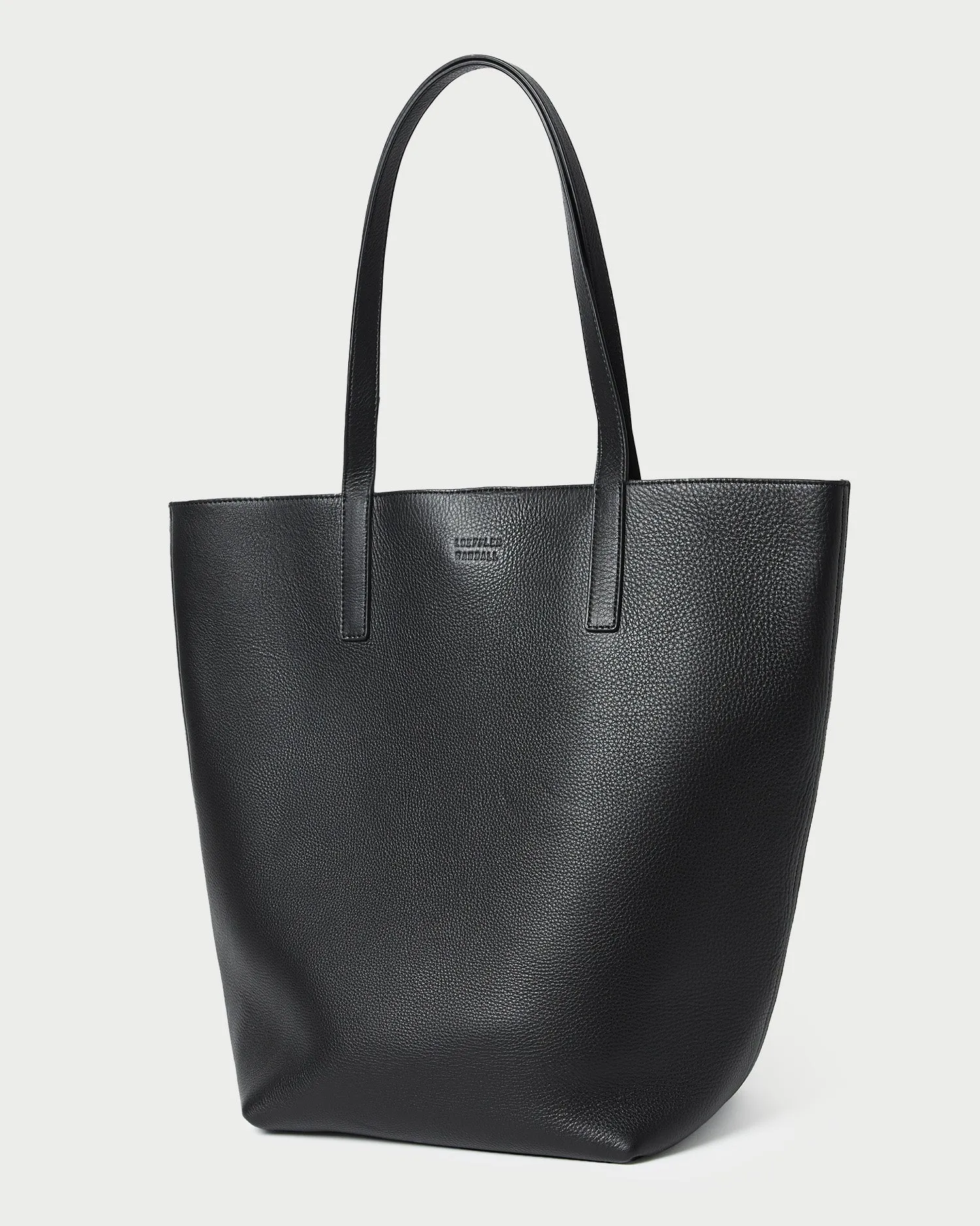 Walker Black Pebbled Leather Tote