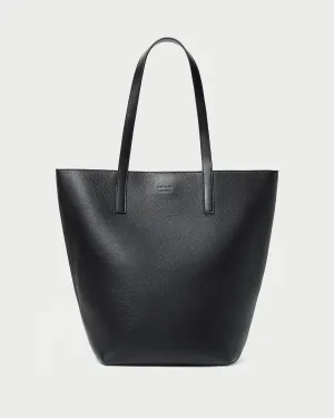 Walker Black Pebbled Leather Tote