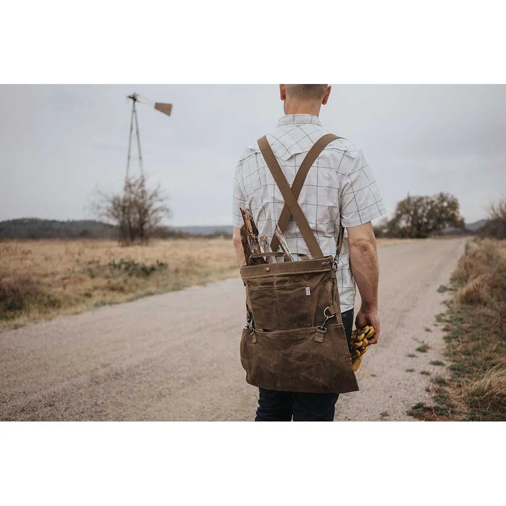 Waxed Canvas Gathering Bag