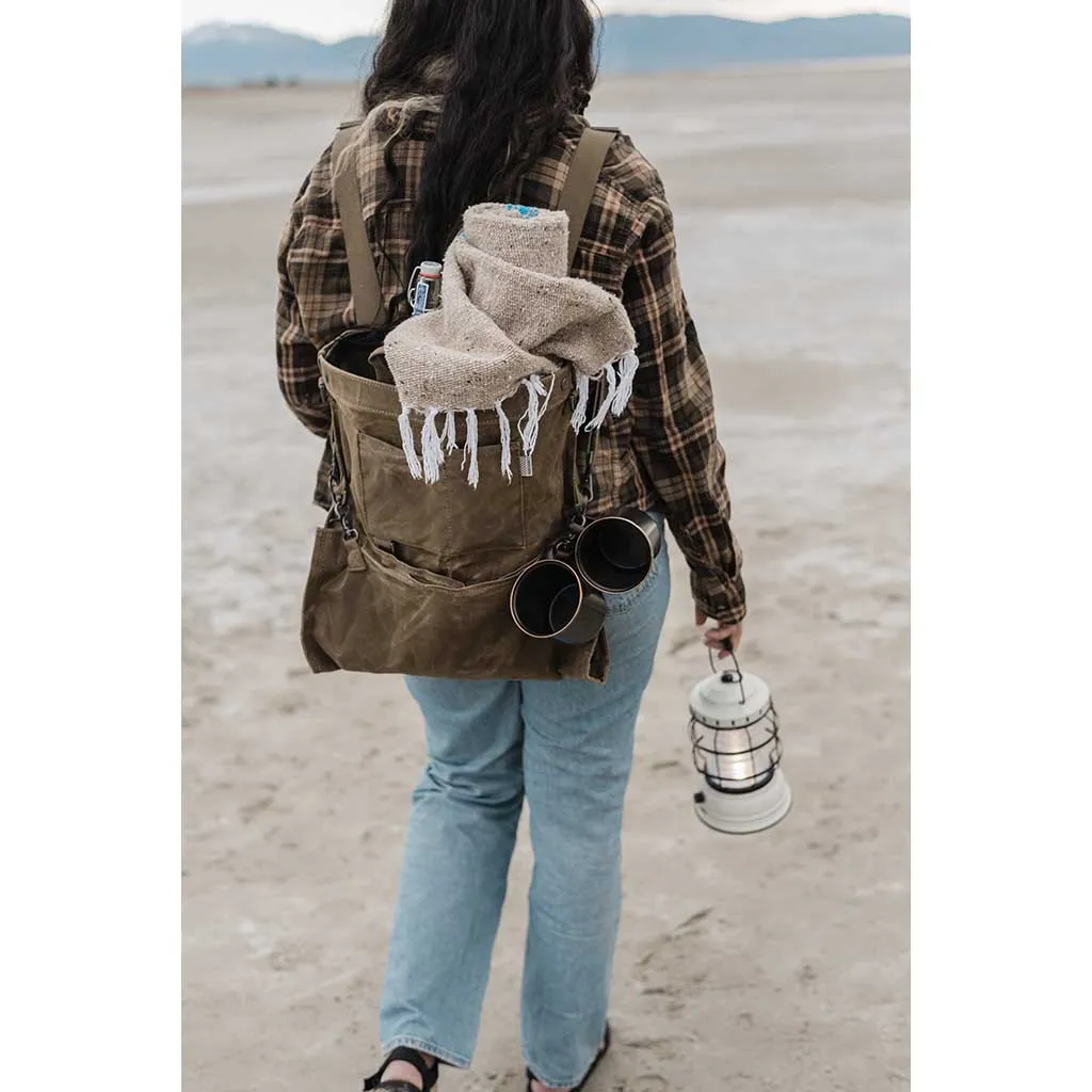 Waxed Canvas Gathering Bag