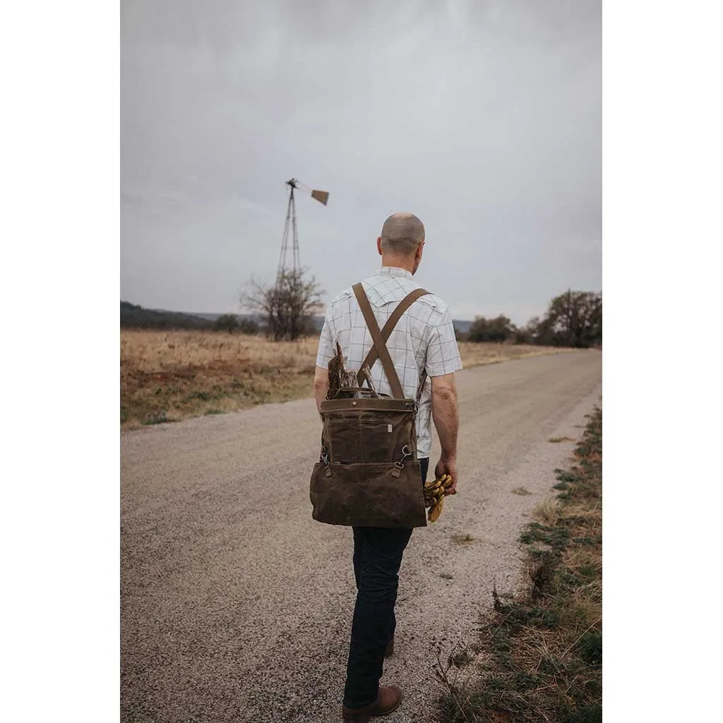 Waxed Canvas Gathering Bag