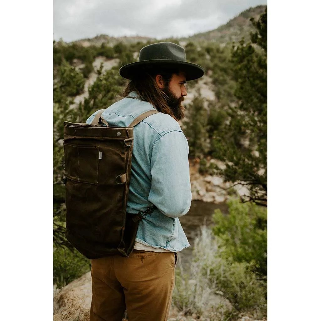 Waxed Canvas Gathering Bag