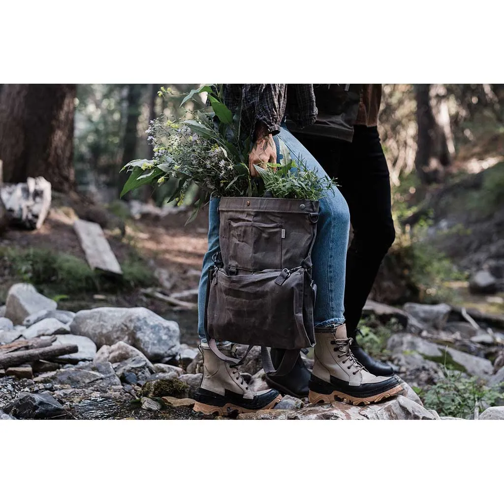 Waxed Canvas Gathering Bag