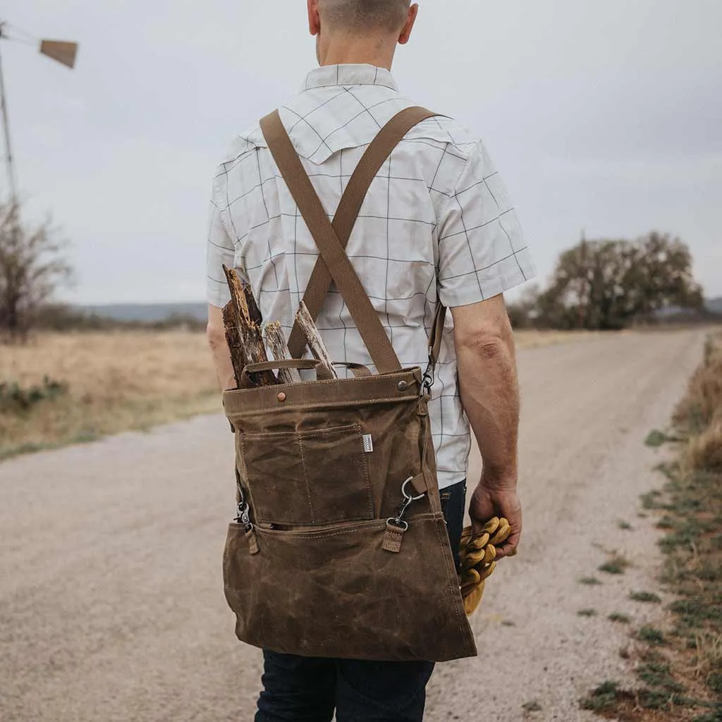 Waxed Canvas Gathering Bag