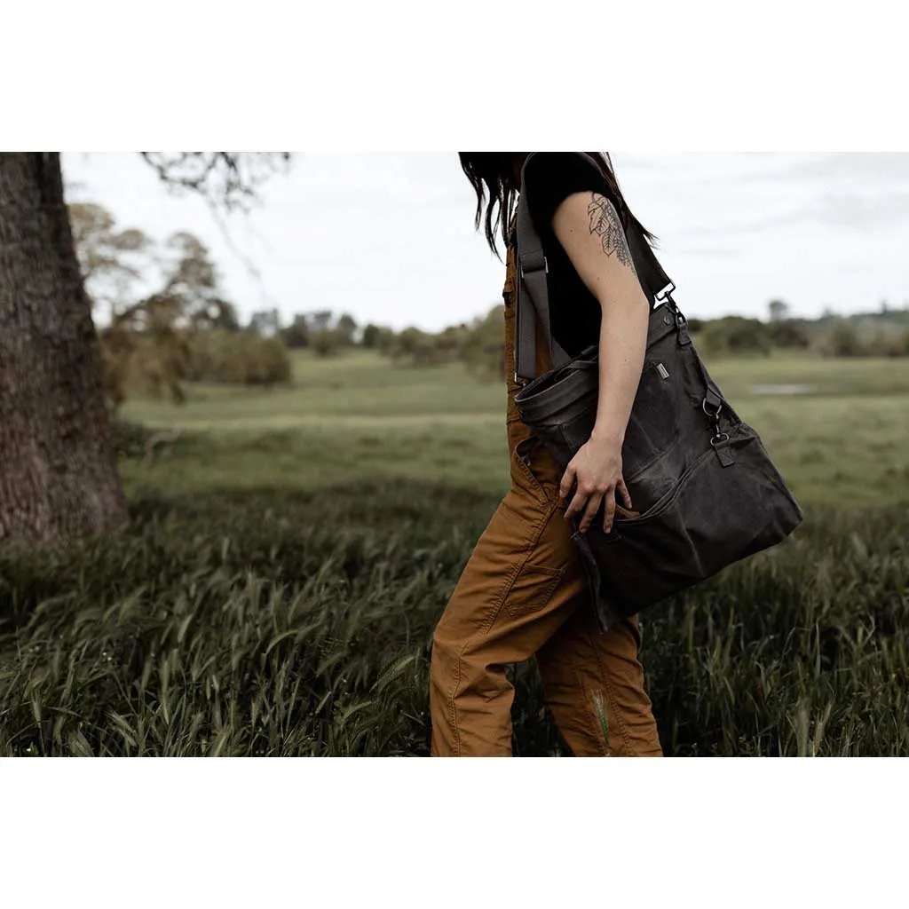Waxed Canvas Gathering Bag