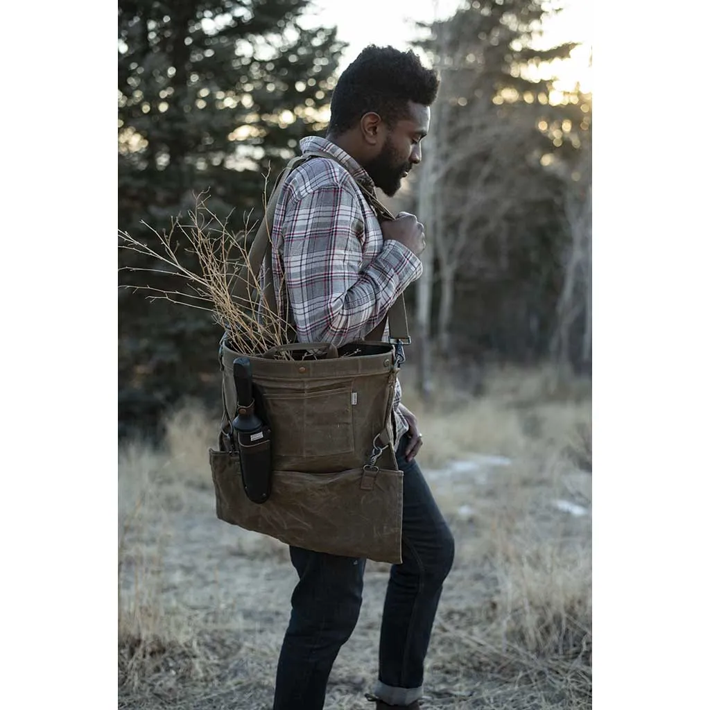 Waxed Canvas Gathering Bag