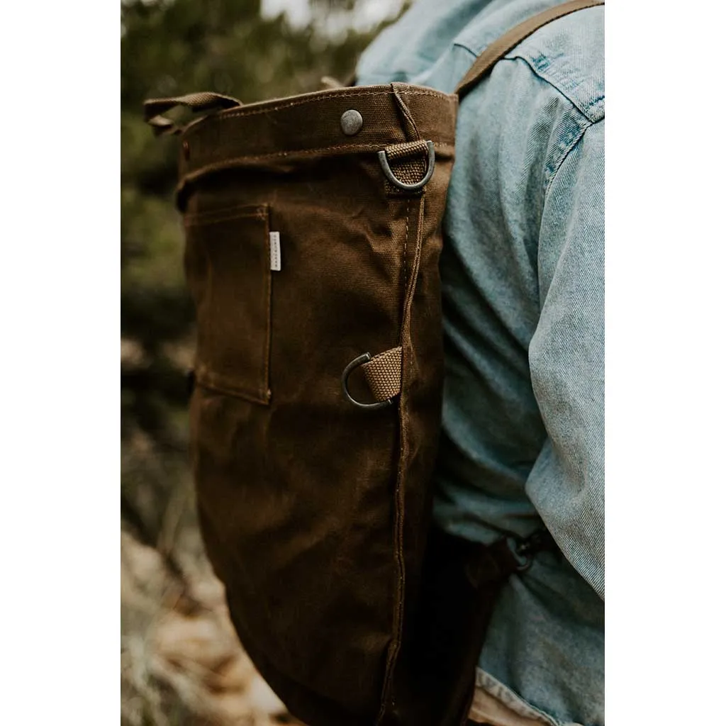 Waxed Canvas Gathering Bag
