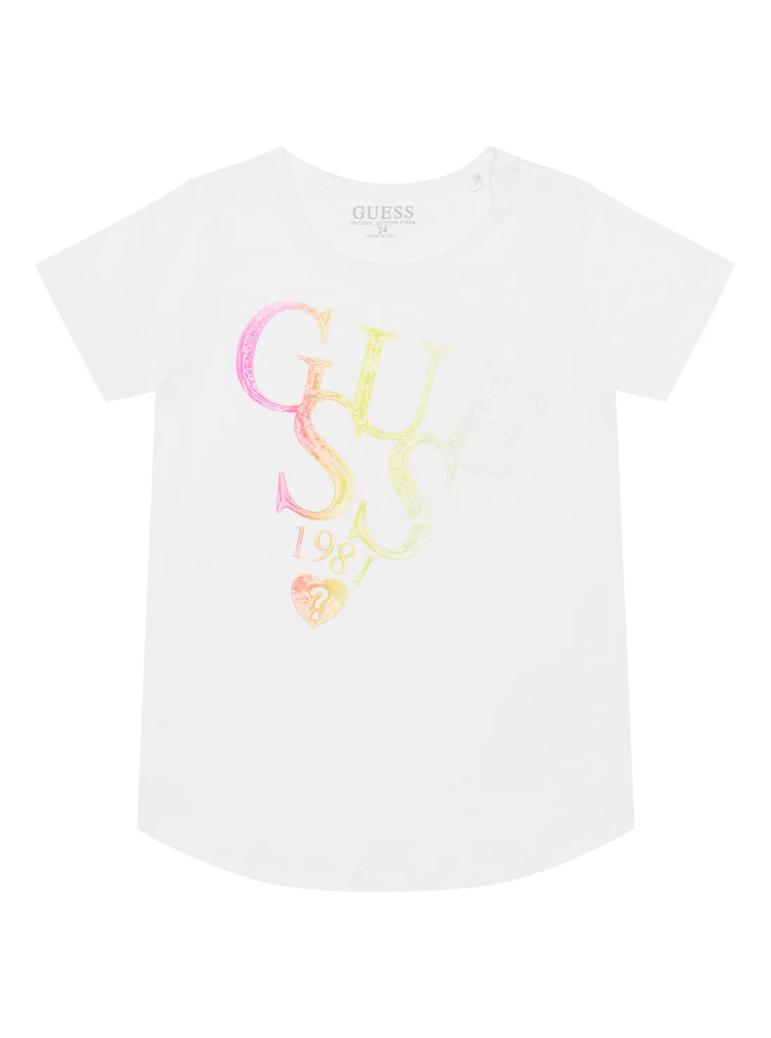 White Ombre Logo T-Shirt (6-24m)