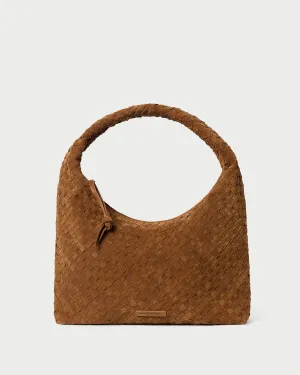 Willow Cacao Woven Hobo Bag
