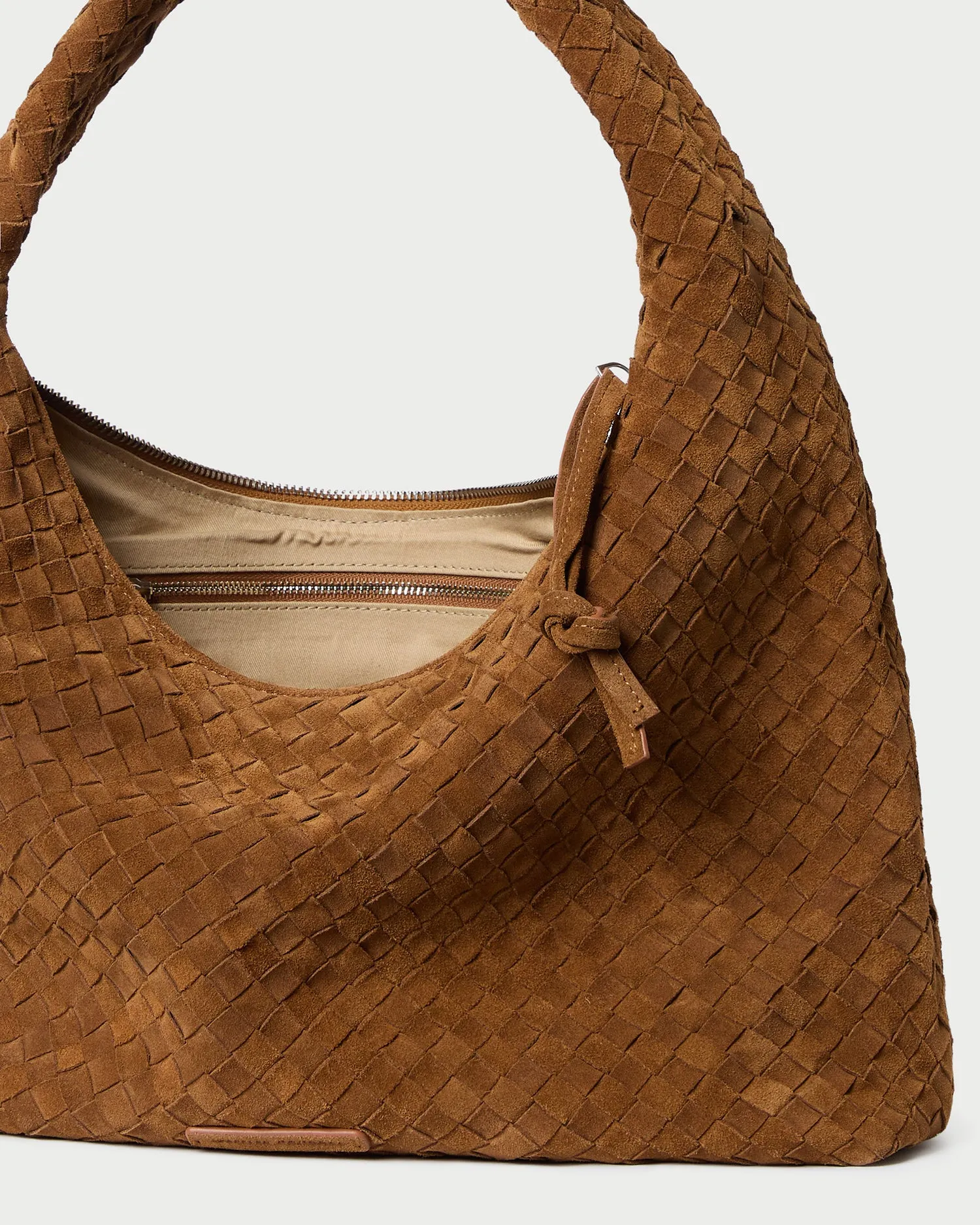 Willow Cacao Woven Hobo Bag