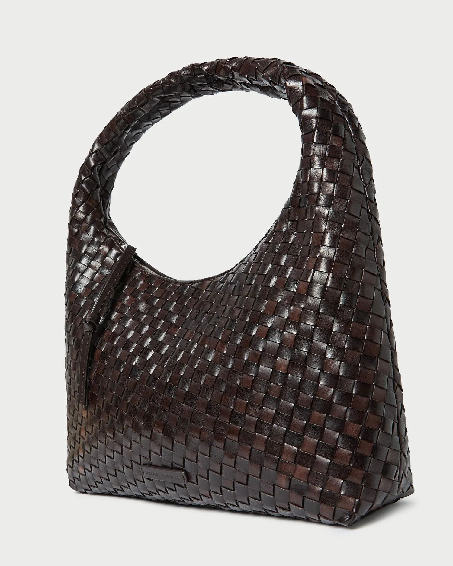 Willow Chocolate Woven Hobo Bag