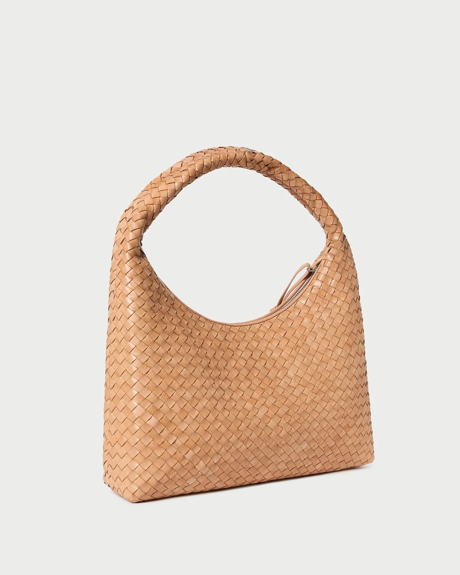 Willow Desert Sand Woven Hobo Bag
